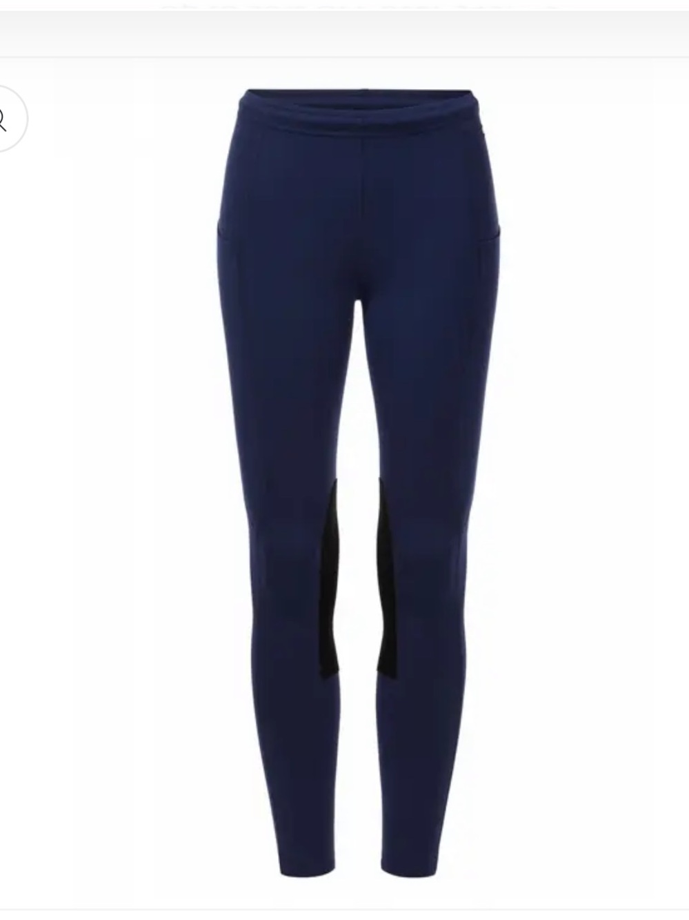 Kerrits Kneepatch Performance Tight in Black Kids Size Large NWT